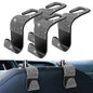 4 Pack Blink Diamond Car Seat Headrest Hooks Crystal Rhinestone Car Purse Holder Universal Interior Accessories for Handbags, Water Bottles, Coats, Umbrellas, White - color: White