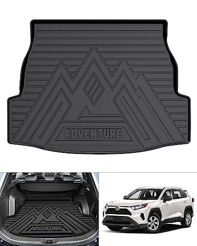 Rav4 Cargo Liner - Trunk Mat for Toyota RAV4 2019-2024 2025, All Weather Cargo Mat for rav4 Accessories, Heavy Duty (Fit for All Models)