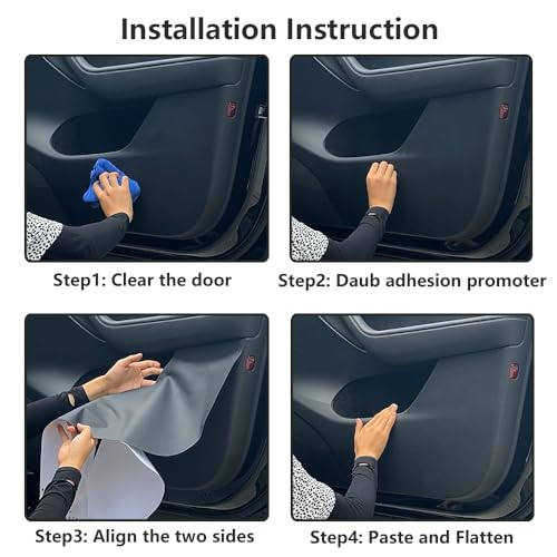 Car Door Anti Kick Pad for Subaru Forester 2025 2026 Accessories Protector Mat Dirty Collision Stickers Inner Decorative Protection