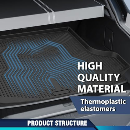 PIT66 Rear Trunk Cargo Liners, Compatible with Honda HRV 2023 2024 2025 All Weather Floor Mats TPE Cargo Mats Accessories alfombras para carro - size: Fit Honda HRV 2023-2025 | 1PC