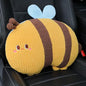 Bee-Shaped Car Lumbar Pillow Back Support Pillow for Car -1 PCS - color: Bee Lumbar Pillow -1 Pcs