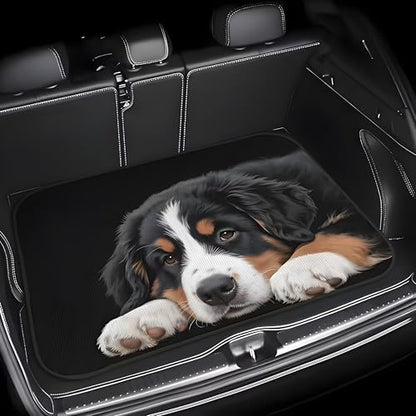 Universal Car Trunk Mat 29" x 39", Bernese Mountain Dog All Weather Trunk Protection Cargo Liner, Durable Cargo Mat Rear Trunk Liner, Stylish Vehicle Interior Accessories Suitable for Most Car Models - color: Bernese Mountain Dog
