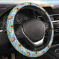 Happy Frog Elastic Steering Wheel Cover Non-Slip Breathable Steering Wheel Protector Fit Auto, SUVs, Truck - color: Happy Frog