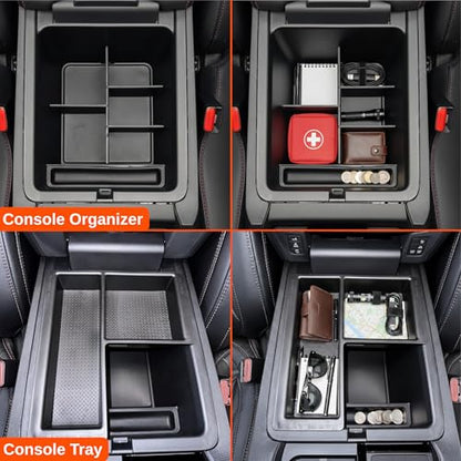 Vehicle OCD – Center Console Divider and Tray for Honda Pilot (2023-2026), Ridgeline (2024-2026), and Passport (2024-2026) – Made in USA – SLX517 - size: 2023-2026, style: Boxed Set