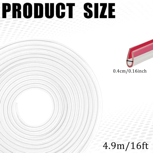 16Ft Car Door Edge Guard, Universal Car Door Protector, Upgraded Strong Adhesive Anti-Collision Strip, Scratch Resistant Automotive Door Ding Protector for SUV, Truck, Sedan