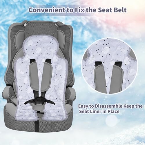 Miracle Baby Gel Car Seat Cooling Pad, Baby Stroller Ice Cooler Mat Summer Cooling Seat Liner for Babies(1 Pack) - color: Pumpkin