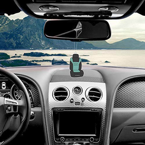FH Group Luxury Universal Car Floor Mats - Black PU Leather Diamond Design - Heavy Duty Non-Slip - Universal Fit for Most Sedan, SUV, Truck - color: Carbon Black