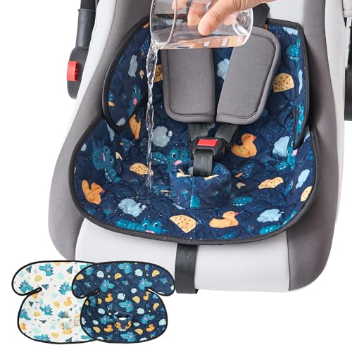 2 Pack Waterproof Piddle Pads Carseat Potty Training Car Seat Protector Waterproof Car Seat Liner Cover to Prevent Pee - color: Light-1 Pack+Dark-1 Pack