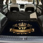 Universal Car Trunk Mat 29" x 39", VIP Crown Print All Weather Trunk Protection Cargo Liner, Durable Cargo Mat Rear Trunk Liner, Stylish Vehicle Interior Accessories Suitable for Most Car Models - color: VIP Crown Print