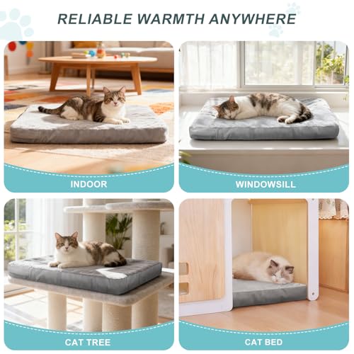 Explore Land Waterproof Dog Bed Cover Machine Washable Fluffy Dog Bed Replacement Cover, 48Lx36Wx4H inch, Gray - color: Gray With Softer Fluffy, size: 48”Lx36”Wx4”H