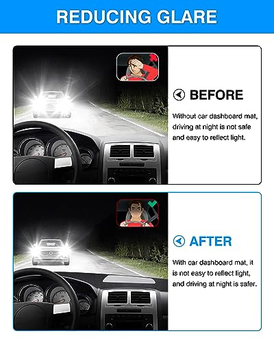 Autorder Dashboard Cover Mat for 2008 2009 2010 Dodge Charger Accessories Dash Cover Flannel Dash Mat Sunshade Glare UV Rays Protector - size: 2008-2010 Dodge Charger