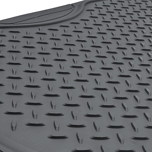 BDK Universal Fit Premium Cargo Car Trunk Mat/Liner - PVC (Gray) (31.5" x 50") - color: Gray
