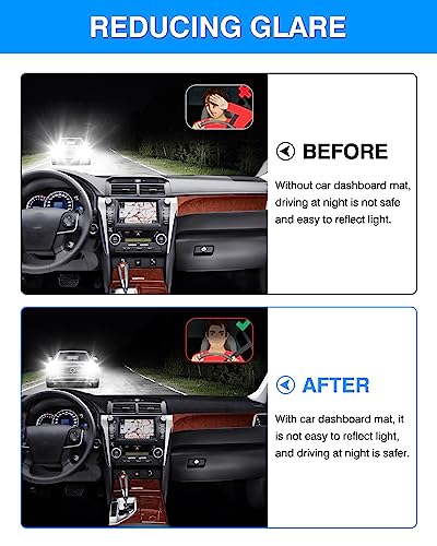 Autorder Dashboard Cover Mat for 2012-2017 Toyota Camry Accessories Dash Cover Flannel Dash Mat Sunshade Glare UV Rays Protector - size: 2012-2017 Toyota Camry