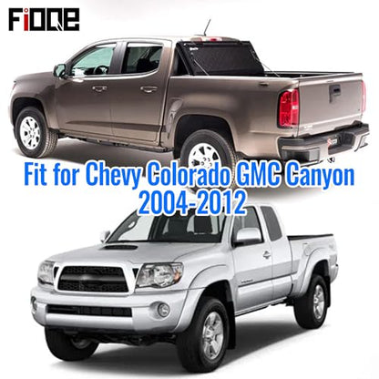 Front 60/40 Split Bench Seat Cover for Chevy Colorado GMC Canyon 2004-2012 Pickup Trucks, No-Armrest Design, Breathable Knitted Fabric with Soft Foam Lining-Black - size: without Console Armrest