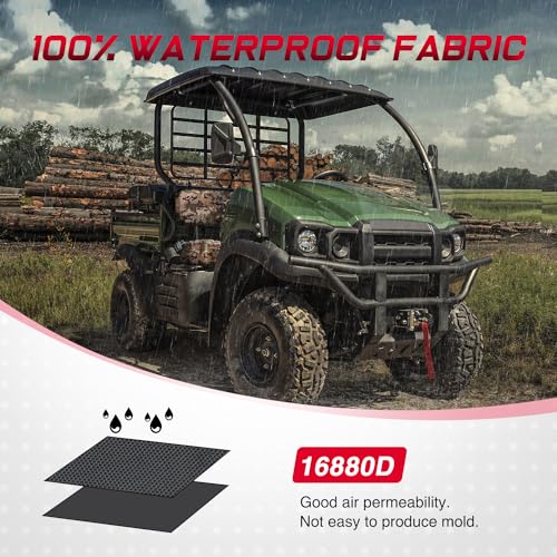 Mule Seat Cover, UTV Front Bench Seat Cover Fit for Mule 3000 3010 3020 4000 4010 2001-2024,1680D Oxford Fabric Waterproof Camo