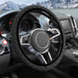SCUARI 15” Steering Wheel Cover,Car Accessories Steering Wheel Cover Women,Microfiber Breathable Ice Silk Car Steering Wheel Cover,Elastic Stretch Steering Wheel Covers,Fits SUVs,Cars,Trucks (Black)