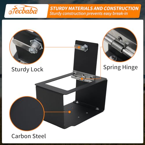 Center Console Safe Compatible with 2024-2026 Hyundai Santa Fe Carbon Steel Car Lock Box Auto Vault with Code Hidden Car Safe for 2025 Santa Fe Accessories