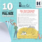 Sofisti - Cat Scratch Deterrent Tape for Furniture – 10 Double Sided Anti Scratching Sticky Tape - Cat Scratch Furniture Protector – Cat Training Tape Teaches Your Kitty Not to Scratch Your Couch - size: 10 sheets