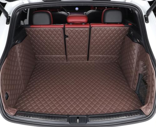 Trunk Mat Compatible with PorscheMacan-Macan S-Macan GTS-Macan Turbo(Non Macan EV) Dog Cargo Covers 3D Laser Full Cover Cargo Mats Coffee - color: Coffee, size: MacanTrunk Mat