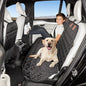 Dog Car Seat Cover for Back Seat,Back Seat Pet Cover for Dogs,Waterproof Scratchproof Rear Bench Seat Cover Protector (Black, L)