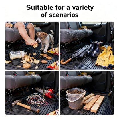 All Weather Floor Mat for Tesla Model 3 Highland 2024 2025 2026, TPE Car Mat Full Set Front & Rear 3PCS,Custom Fit Tesla Floor Mat 5-Seater- Anti-Slip Waterproof Odorless Easy Clean - size: Tesla, style: 24-25 Modle 3 Highland