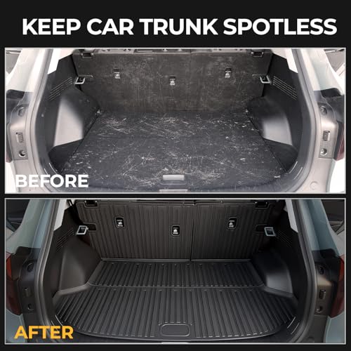 Floor Mats for Kia Seltos 2024-2026, All Weather Floor Mats Trunk Cargo Liner with Backrest Protectors Accessories, Full Coverage Set (Not fit Subwoofer) - size: For Kia Seltos | 2024-2026
