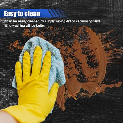 SUV Cargo Liner for Dogs, Waterproof & Non-Slip Car Trunk Mat, Anti-Scratch Auto Rear Bumper Protector Guard Pet Barrier Cover, Universal for Sedan, SUV (Blacks)