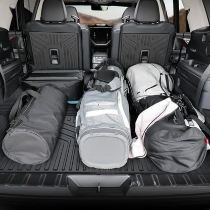 Cargo Mat with Backrest Mats for 2019-2025 2026 Subaru Ascent 7/8 Passenger Accessories, All-Weather TPE 3rd Backrest Mat Trunk Mat Cargo Liner Protector(Cargo Mat with Backrest Mats) - style: Cargo Mat with Backrest Mats