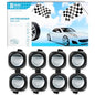 Car Air Freshener Vent Clips, 8 Pack, Provides Long-Lasting Scent, Up to 240 Days, Odor Eliminator (New Car Scent) - color: New Car