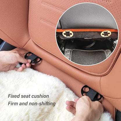 Stacool 24PCS Seat Covers for Cars Hooks,12 Plastic Car Seat Cover Chucks + 12 Metal Hooks for Car Accessories Seat Covers Replacement,Universal Car Fastener Kit Fit All Car Seat Cover