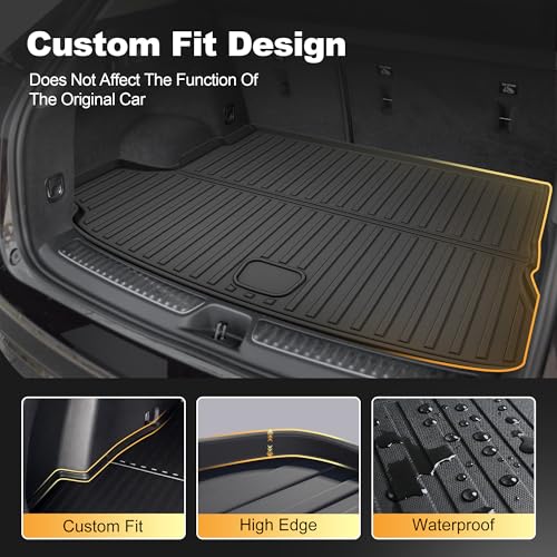 AOMSAZTO Cargo Liner Fit for Buick Envision 2021 2022 2023 2024 2025 2026 - Custom Fit TPE All Weather Cargo Mat Trunk Mat for Envision, Black - style: (3) 2021-2026 Envision | Cargo Mat