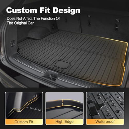 AOMSAZTO Cargo Liner Fit for Buick Envision 2021 2022 2023 2024 2025 2026 - Custom Fit TPE All Weather Cargo Mat Trunk Mat for Envision, Black - style: (3) 2021-2026 Envision | Cargo Mat