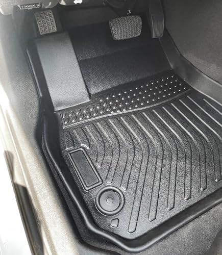 Car Floor Mats Replacement for Chevrolet Chevy Malibu 2016-2025 (Not Fit Hybrid or Limited) Heavy Duty TPE Liner Custom Fit All Weather Waterproof Protection Full Set Coverage Carpets - size: Floor Mats for Malibu 2016-2025