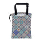 Car Garbage Bag Abstract Portuguese Tiles Drawstring Car Trash Bag Hanging for Back Seat with Adjustable Buckle Canvas Vehicle Trash Can Easy-to-Install - color: Abstract Portuguese Tiles