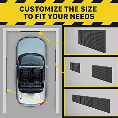 Garage Wall Protector 2 Pack- Fosmon 20mm Ultra Thick Car Door Protector, Door Bumpers Guard for Walls, Car Door Edge Guards, Garage Parking Assist Accessories, Designed in USA