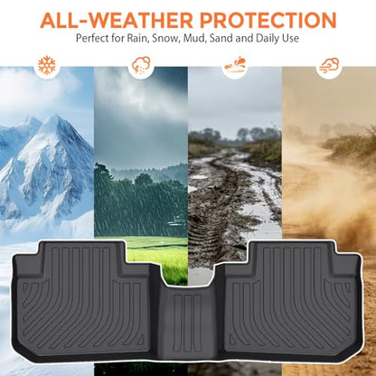 Floor Mats for Subaru Forester 2014-2018, Custom Fit Heavy Duty TPE All Weather Protection, Waterproof Non-Slip Black Car Liners for Front & Rear (Two-Row Floor Mats & Cargo Liner) - style: 19) For Subaru Forester | 2014-2018 | Full Set
