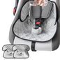 2 Pack Waterproof Piddle Pads Carseat Potty Training Car Seat Protector Waterproof Car Seat Liner Cover to Prevent Pee - color: Grey-2 Packs