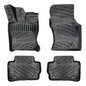 RizLiner Land Rover Range Rover Velar 2017-2026 & Jaguar F-Pace 2017-2026 Custom Fit Floor Mats Rubber 3D Car Mats Laser Measured Floor Liners All Weather Heavy Duty Waterproof TPE (Front & Rear) - size: Velar 2017-2026 & F-Pace 2017-2026