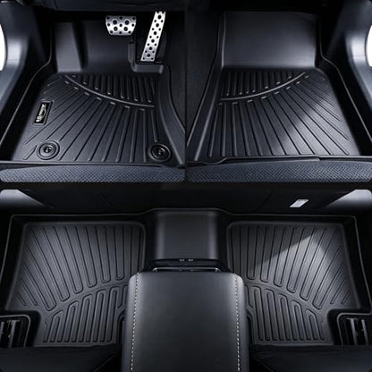 Floor Mats for 2019-2025 Toyota RAV4 (Include Hybrid), TPE All Weather Full Coverage Floor Liners & Trunk Mat & Backrest Mat for Toyota RAV4 Accessories - size: 2019-2025 Toyota RAV4 Full Mats