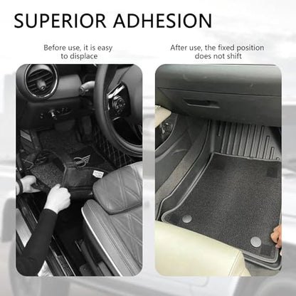 10PCS Car Floor Mat Retainer for Automotive Carpet,Super-Adhesive Hidden Car Mat Clips Keep Car Mats from Sliding,Universal Anti Skid Mat for Truck Mats,Car Seat Cushion (10PCS) - color: 10PCS