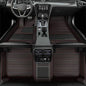 TAHALI Car Floor Mats (Black Red Stripe, 3D) - Luxury Leather, Custom Fit for 99.9% Sedan SUV Sports, All-Weather, Waterproof, Non-Slip, Environmentally Friendly - color: Black Red stripe