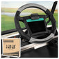 10L0L Golf Cart Steering Wheel Cover for Yamaha, Club Car DS & Precedent 1981-up, 14 Inch Black Gray - color: Black Gray