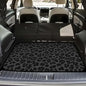 Universal Car Trunk Mat 29" x 39", Black Fashion Leopard All Weather Trunk Protection Cargo Liner, Durable Cargo Mat Rear Trunk Liner, Stylish Vehicle Interior Accessories Suitable for Most Car Models