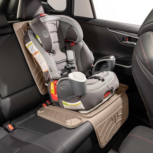 WeatherTech Child Car Seat Protector with Back Tan - color: Tan, size: Seat with Back