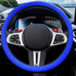JDDRY Car Steering Wheel Cover,Silicone Steering Wheel Protector,Universal Fit Automotive Steering Wheel Cover, Steering Wheel Protective Cover(Royal Blue,1PC) - color: Royal Blue