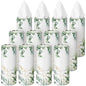 12 Pack Car Tissue Cylinder Holder Bulk with 3 Ply Facial Tissues, Round Napkin Holders for Car Cup Holder Cylinder Travel Paper Tubes Bulk Round Napkin Boxes Packs(Eucalyptus) - style: Eucalyptus