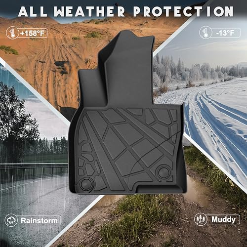 KARPAL Floor Mats for 2017-2025 Mazda CX-5, All Weather TPE Custom Fit Floor Liners Car Mats Accessories, 1st & 2nd Row & Cargo Liner - style: 2017-2025 | For Mazda CX5 | 1st & 2nd Row & Cargo