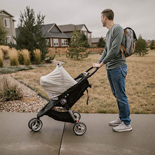Parker Baby 4 in 1 Car Seat Cover for Girls and Boys - Stretchy Carseat Canopy, Nursing Cover, Grocery Cart Cover, High Chair Cover - "Desert" - color: Desert