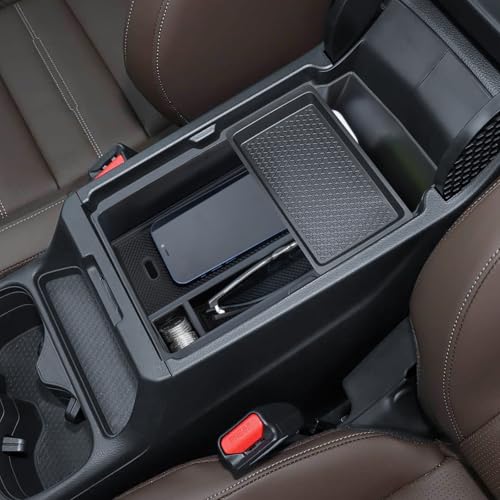 Center Console Organizer Compatible with 2026 2025 2024 2023 Honda CRV Armrest Storage Box Coin and Glass Holder ABS Plastic Insert Secondary Storage Interior Accessories - size: 1 Pcs Center Console Organizer