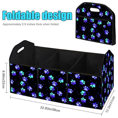 Galaxy Collapsible Trunk Organizer Automotive Storage Car Multicompartment Large Capacity - color: Galaxy